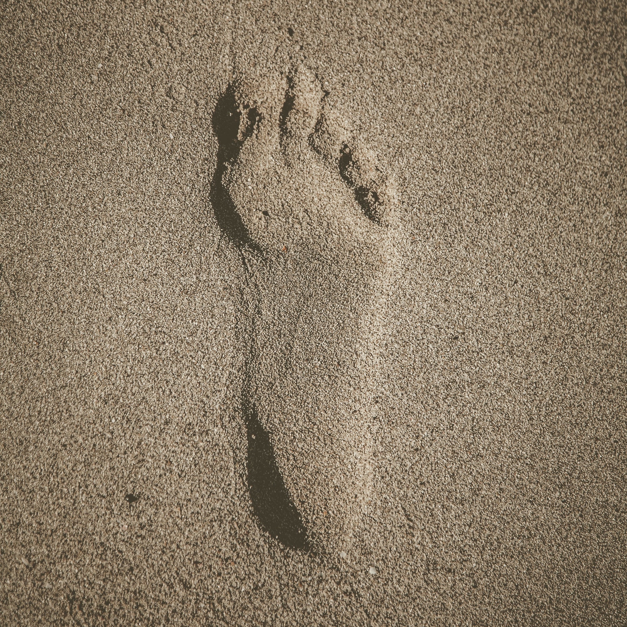 Photo of footprint in sand - Credit: Wolfgang Rottman via unsplash.com
